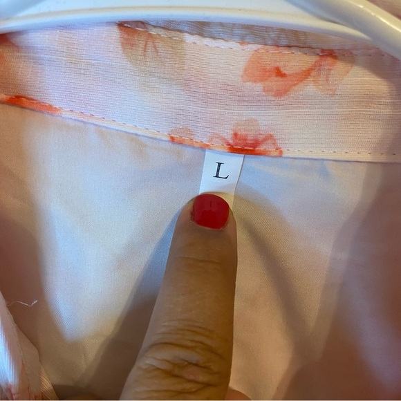 JJ’s Fairyland Floral and Lace Button-Up Dress Size L - Picture 3 of 15